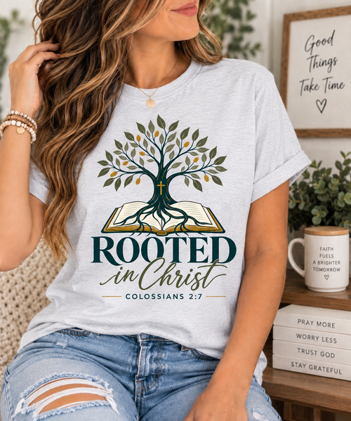 Rooted in Christ Faith Tee